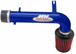 Honda Accord Performance Air Intake - AEM Induction - Short Ram - Blue - `98-`02